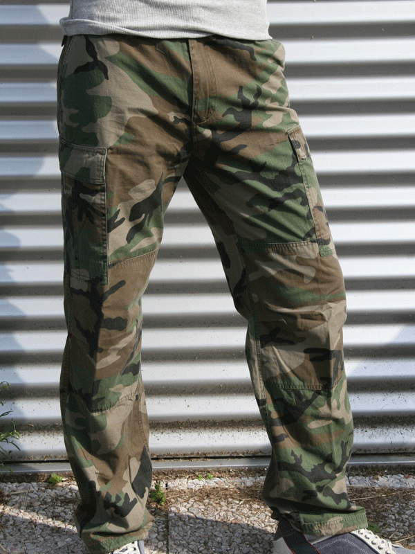 Katoenen camouflage broek